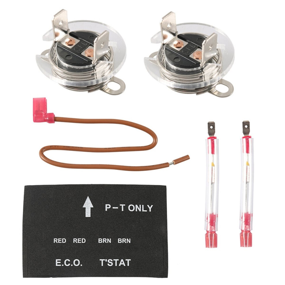 Rv Water Heater Thermal Cutoff & Eco Thermostat Assembly Kit For Atwood Gas/Electric Ext Water Heater Replacement Parts 4854193959586