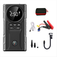 10000mAh draadloze autoluchtpomp met licht springpomp bandenpomp voor auto, fiets, bal