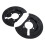 2Pcs 68232018AA 68232019AA Front Brake Backing Plate-Dust Shield for Ram 1500 2002-2010 4.7L 3