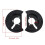2Pcs 68232018AA 68232019AA Front Brake Backing Plate-Dust Shield for Ram 1500 2002-2010 4.7L 5