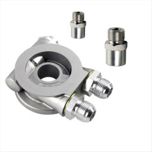 Auto-onderdelen Hoogwaardige aluminium AN8 AN10 sandwichplaatfilteradapter Turbothermostaatoliezenderadapter A2