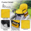 Capa para assento de trator cortador de grama Deere, com porta-copos. 5