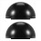 2 Pcs Laptop Notebook Black Antiskid Cool Ball Cooler Stand Pad 2
