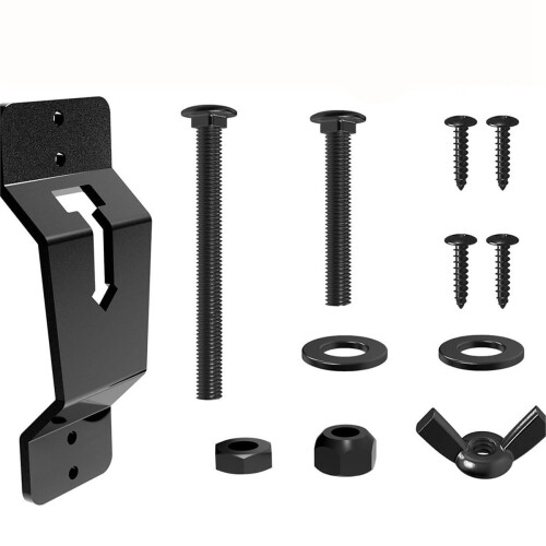 Support de roue de secours en acier inoxydable pour remorques et garages, fixation murale 1