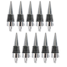 10er-Set Metall-Weinglasverschlüsse mit Gewinde, leere Flaschenverschlüsse als Geschenk für Hochzeiten und Weinpartys
