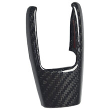 Real Carbon Fiber Car Console Gear Knob Cover for 2016-2019 Car Trim Cover Parts