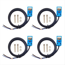 Inductieve naderingssensor SN04-N Normaal open detectie-naderingsschakelaar NPN NO met TL PL SN-beugel (4-pack)