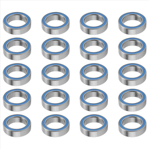 20 τεμάχια 6700- Υψηλής ποιότητας 6700 10X15X4mm μινιατούρα ρουλεμάν βαθιάς αυλάκωσης, μπλε 2