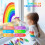 48 pennarelli per bambini, per vetrate artistiche, set di pennelli e lavoretti per bambini 5