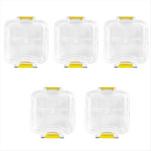 Caja para coronas dentales, 5 unidades de película de membrana transparente, cajas para dientes, cajas para coronas y puentes dentales.