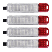 Door Courtesy Light for White Red Panel Interior Light 4pcs