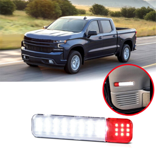 Door Courtesy Light for White Red Panel Interior Light 4pcs 1
