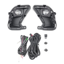 Voor Grand 24-25 Front Bumper LED Mistlamp met Bezel Switch Relay Wire Kit 81211-52140, 81221-52120