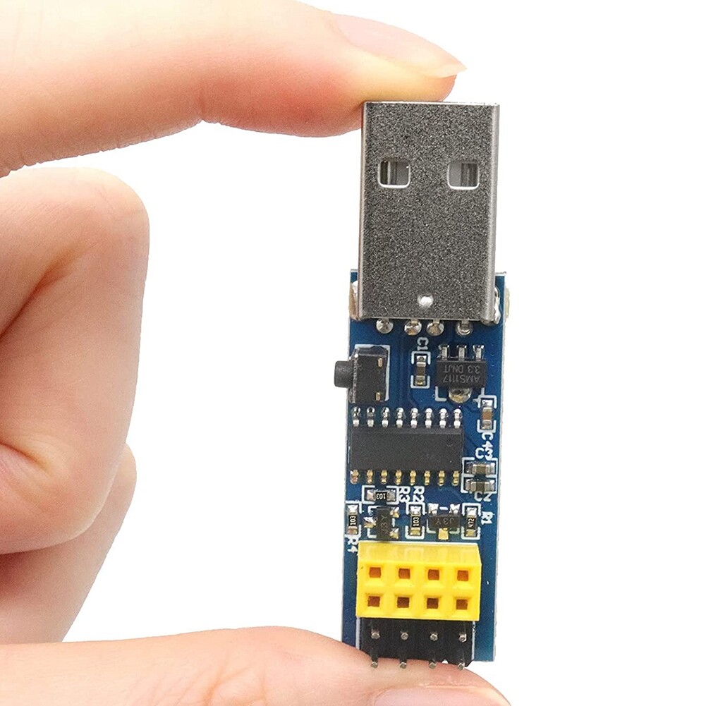 Youmile 2pcs Adaptateur USB Vers ESP8266 ESP-01 ESP-01S - Programmateur WiFi Avec Bouton Reset Et Câble DuPont
