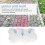 Three Waveform Garden Path Plastic Concrete Paving Brick Mold Diy Walkway Cement Brick Mold 5