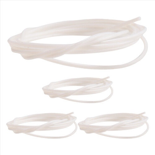 Conjunto de 4 cordas de nylon brancas para ukulele, compatíveis com instrumentos de 21, 23 e 26 polegadas. 2