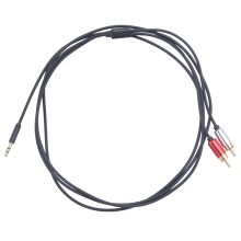 Cable de audio de 3,5 mm a conector auxiliar de 3,5 mm para teléfono, cine en casa, DVD, cable de audio (2 m)