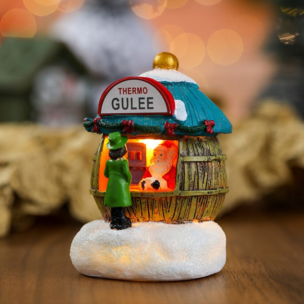 Mini Figurine Père Noël En Résine - Décoration De Noël Pour Bureau, Voiture, Table, étagère - Ambiance Festive