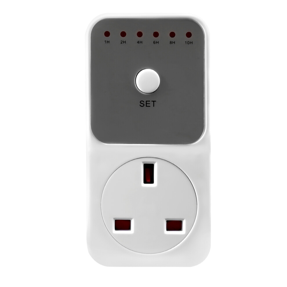 Smart Control Countdown Timer Switch Plug-In Socket Auto Shut Off Outlet Uk Plug 4854193944155