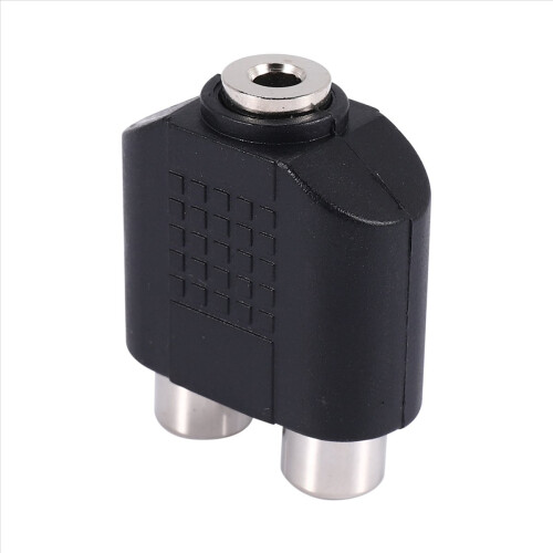 Adaptér 3,5 mm jack samica na duálny phono samica 1