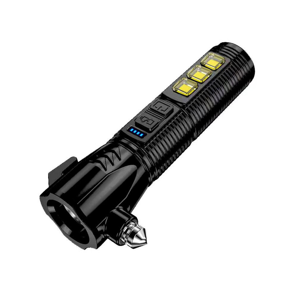 Light Multifunctional Strong Flash Car Safety Hammer Usb Rechargeable Fire Emergency Signal Lamp Escape Hammer
