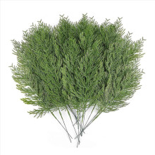 40 Pcs Artificial Cedar Sprigs Faux Cedar Branches Cedar Cypress Stems Pine Picks Plastic Greenery Christmas DIY