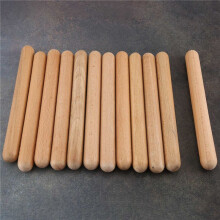 Conjunto de 6 pares de claves de madeira, instrumento de percussão musical, baquetas rítmicas, brinquedo musical infantil.