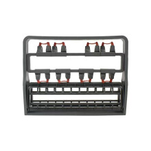 Cesto para copos de lava-louças, ideal para taças de vinho e copos de cristal, com armazenamento flexível e design de fácil manuseio.