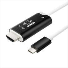 4K 144HZ USB C to HD Cable for 2 High-Speed TV & Laptop HD Cable Games Accessories Black