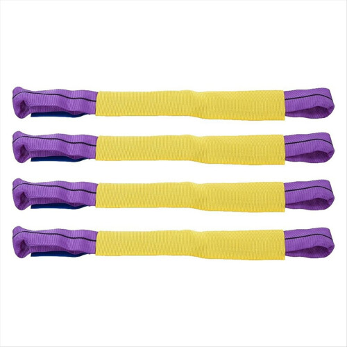4pcs Tie Down Straps Soft Loop Tie Down Straps Heavy Duty Tie Down Axle Straps Car Retractable Tie Down Loops