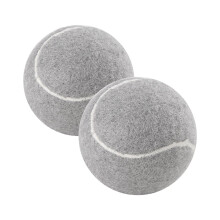 Lot de 2 patins de tennis Walker prédécoupés pour pieds de meubles et protection des sols, en feutre résistant et durable, gris.
