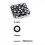 100pcs Magnetic High Reflective Marking Points for Handheld 3D Scanner Target Positioning Points 6mmx10mm 2