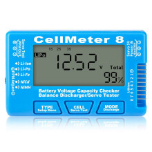 LCD Digital Battery Capacity Checker RC 1-8S Battery Capacity Voltage Test Meter LiPo Li- NiMH Meter