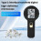 New 200X Ultra-High Magnification Digital Microscope 2-Inch High-Definition Large Screen Expansion Mini Microscope B 6