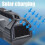Lanterna solar LED com luz lateral COB multifuncional para camping, trilhas e pesca. 2