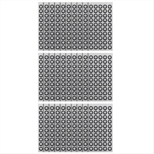30 Sheets 1500 Dots 6.0mm 3D Scanning Markers for 3D Scanner Accurate Tracking Dots Reference Point Markers Diffuse