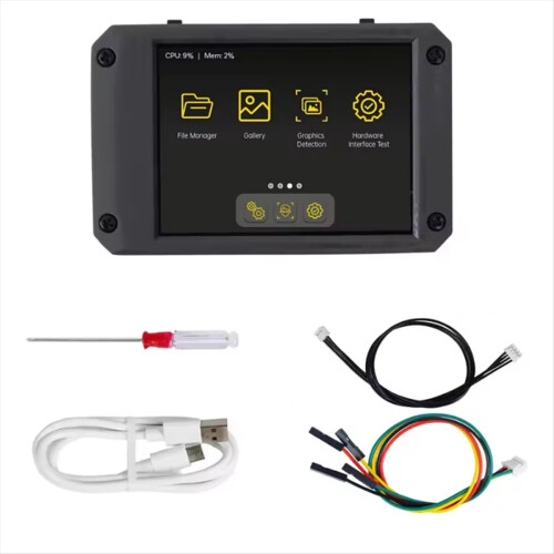 New K230 Al Visual Recognition Camera Module with 2.4-Inch HD Touch Screen Based on MicroPython for Robot Kit