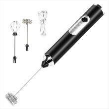 Coffee Milk Frother Handheld Milk Foamer Blenders for Kitchen Egg Blender Electric Whisk Drink Mixer for Cappuccino