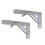 Adjustable Triangle Folding Angle Bracket 10'' Heavy Duty Support Wall Mounted for Bench Table Shelf Furniture Hardware 2