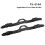1 paire de palmes de plongée sous-marine réglables, accessoires, sangles, taille L 2