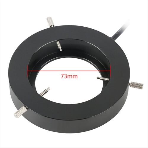 144pcs LED Ring Light Adjustable 4 Zones Control Illuminator for Industry Solder Digital Camera Trinocular Microscope EU 1