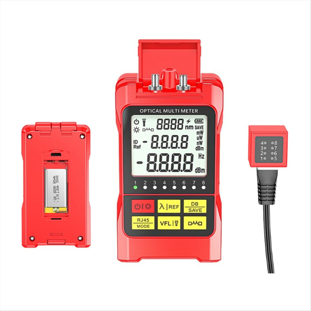 Fiber Optic Optical Power Meter Rj45 Tester -70-+10Dbm For Optical Multimeter Network Attenuation Tester 15Mw 4853301910525