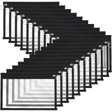 30 stuks doorzichtige ritszakjes, waterdichte PVC enveloppen, map, make-uptassen, etui, tas voor op reis, thuiskantoorbenodigdheden