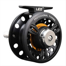 Left/Right Hand Exchange Fly Fishing Reel Aluminum Alloy Fishing Reels 75MM Wheel with High Foot Fishing Reels