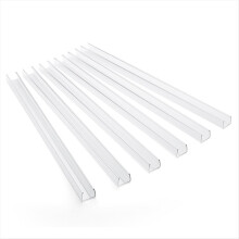 Cabinet Protector Edge Guard (Pack of 6),17.7In Clear PVC Cabinet Edge Protectors for 3/4In Thick Kitchen Cabinets Doors