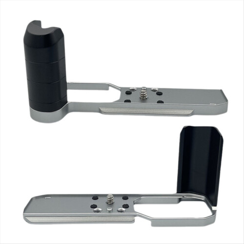 Hand Grip Quick Release L Bracket Camera L Plate for Camera Grip Handle Silver 1