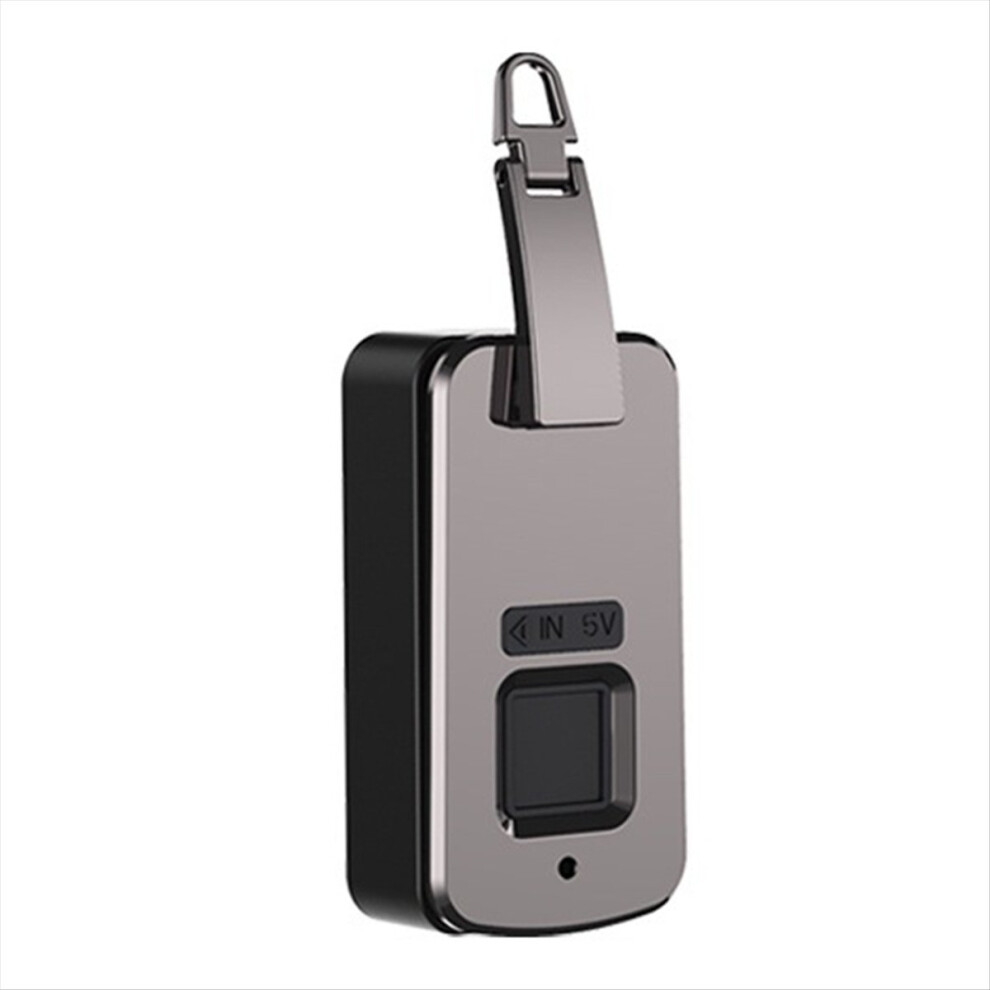 Office Anti-Theft Fingerprint Padlock Usb Rechargeable Waterproof For Luggage Suitcase Embedded Fingerprint Lock For Bag 4853301918316