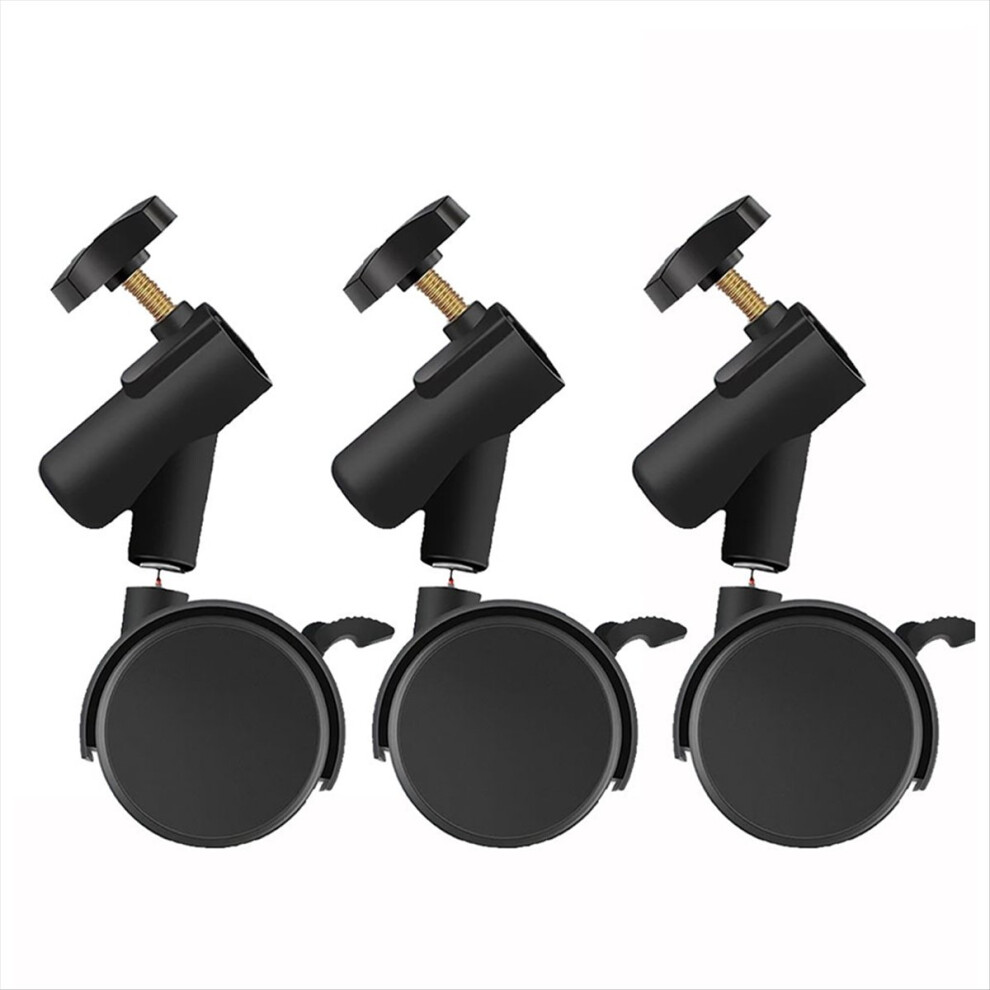 3Pcs Flexible Swivel Casters Wheels With 19Mm Diameter Mounting Holes For Photography Stand Tripod Wheels Light 4853301913724