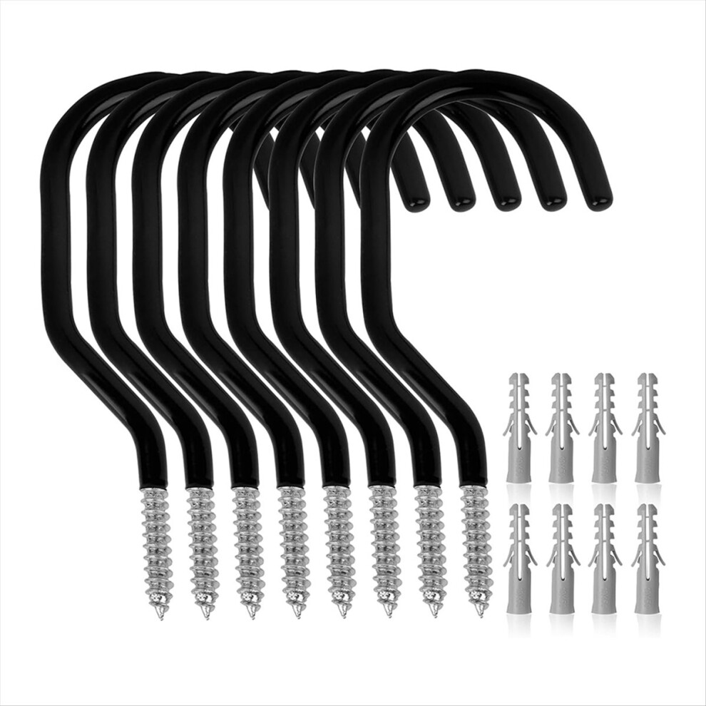 1Set Heavy Duty Garage Bike Hooks 6Inch Bike Hooks For Garage Organization,Wall Ceiling Mount Screw In Hanging Hook 4853301923204