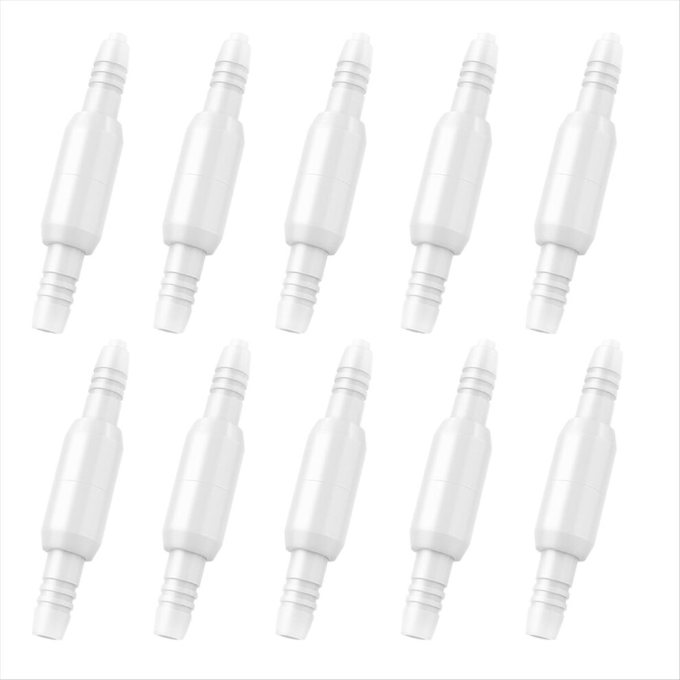 Oxygen Tubing Swivel Connectors,360-Degree Rotatable Oxygen Tube Connectors, Oxygen Connector Avoid Tangles 10PCS